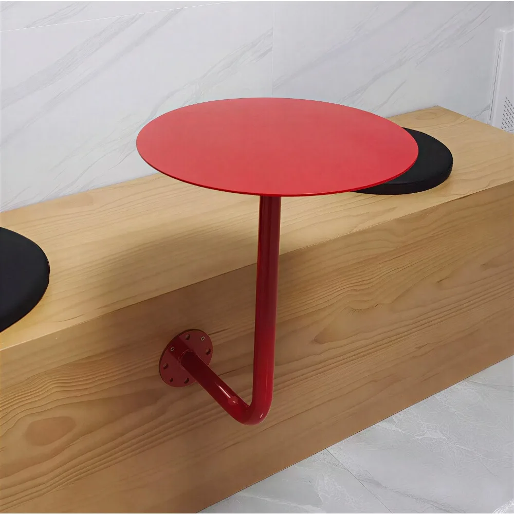 Wall Mounted Coffee Table, Round Floating Side Table, Metal Space Saving End Table for Living Room Bedroom Balcony Cafe
Wall Mounted Coffee Table, Round Floating Side Table, Metal Space Saving End Table for Living Room Bedroom Balcony Cafe