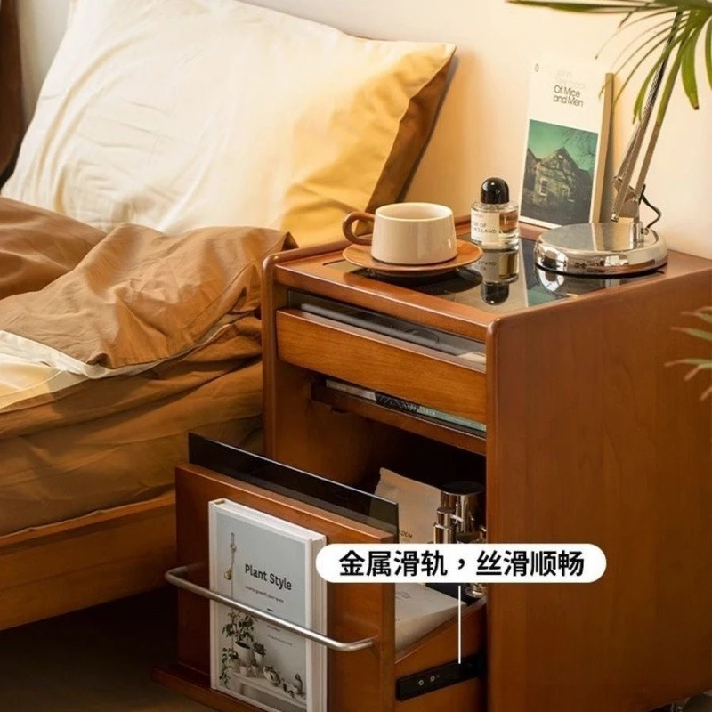 Retro bedroom locker mobile storage small apartment medieval ultra-narrow bedside cabinet
Retro bedroom locker mobile storage small apartment medieval ultra-narrow bedside cabinet