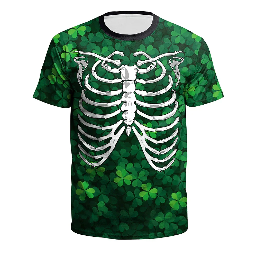 Hip Hop Skeleton Summer Men's T-shirt Fashion Personality Novelty Short Sleeve Shirt Oversized O-neck Vintage Plus Size Top 6XL
Hip Hop Skeleton Summer Men's T-shirt Fashion Personality Novelty Short Sleeve Shirt Oversized O-neck Vintage Plus Size Top 6XL