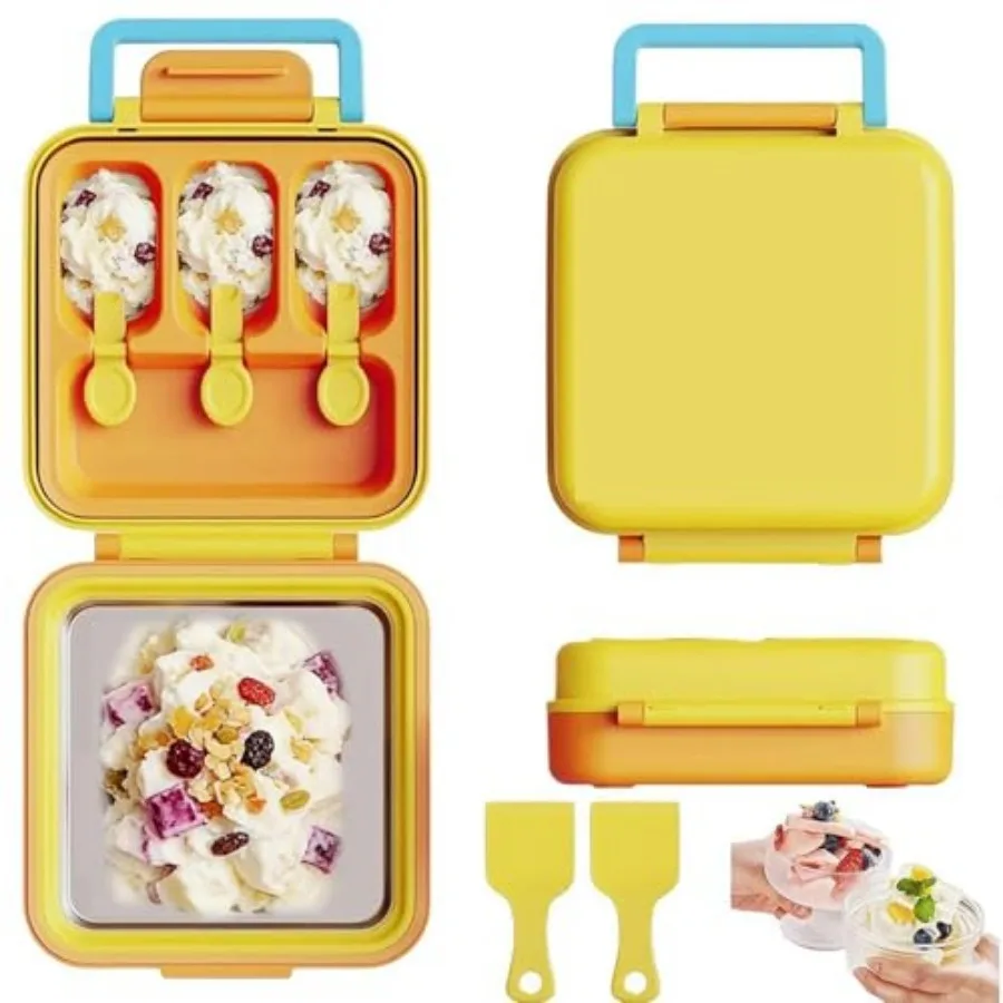 Instant Rolled Ice Cream Maker, Stainless Steel Homemade Frozen Yogurt Machine, Perfect for DIY Parent-Child Activities and Fun
Instant Rolled Ice Cream Maker, Stainless Steel Homemade Frozen Yogurt Machine, Perfect for DIY Parent-Child Activities and Fun