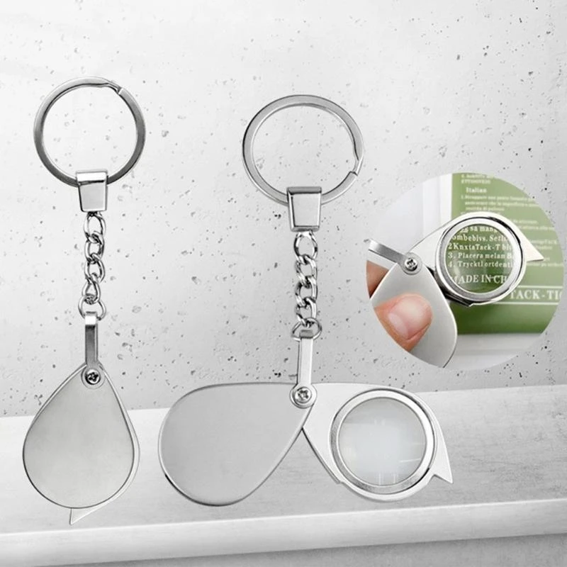 652F Small 20X Magnifier Keyring Glass Optical Lens Loupes for Detailed Inspection and Reading Fine Prints
652F Small 20X Magnifier Keyring Glass Optical Lens Loupes for Detailed Inspection and Reading Fine Prints