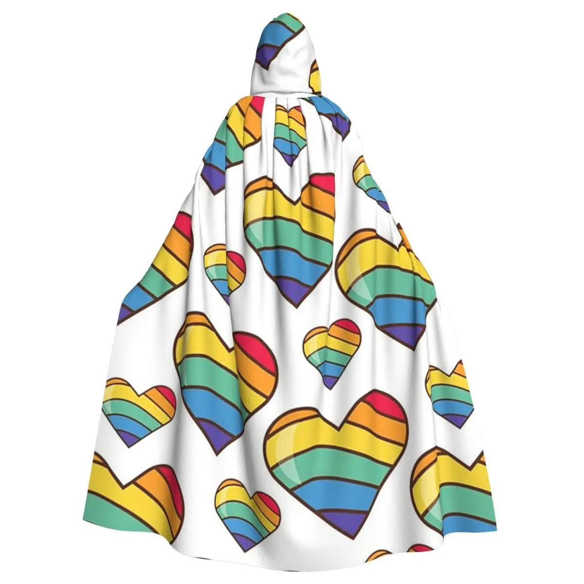 Love Wins Pride Rainbow Hearts Long Hooded Cloak Witch Medieval Costume Cosplay Cape HalloweenVampire Adult Unisex
Love Wins Pride Rainbow Hearts Long Hooded Cloak Witch Medieval Costume Cosplay Cape HalloweenVampire Adult Unisex