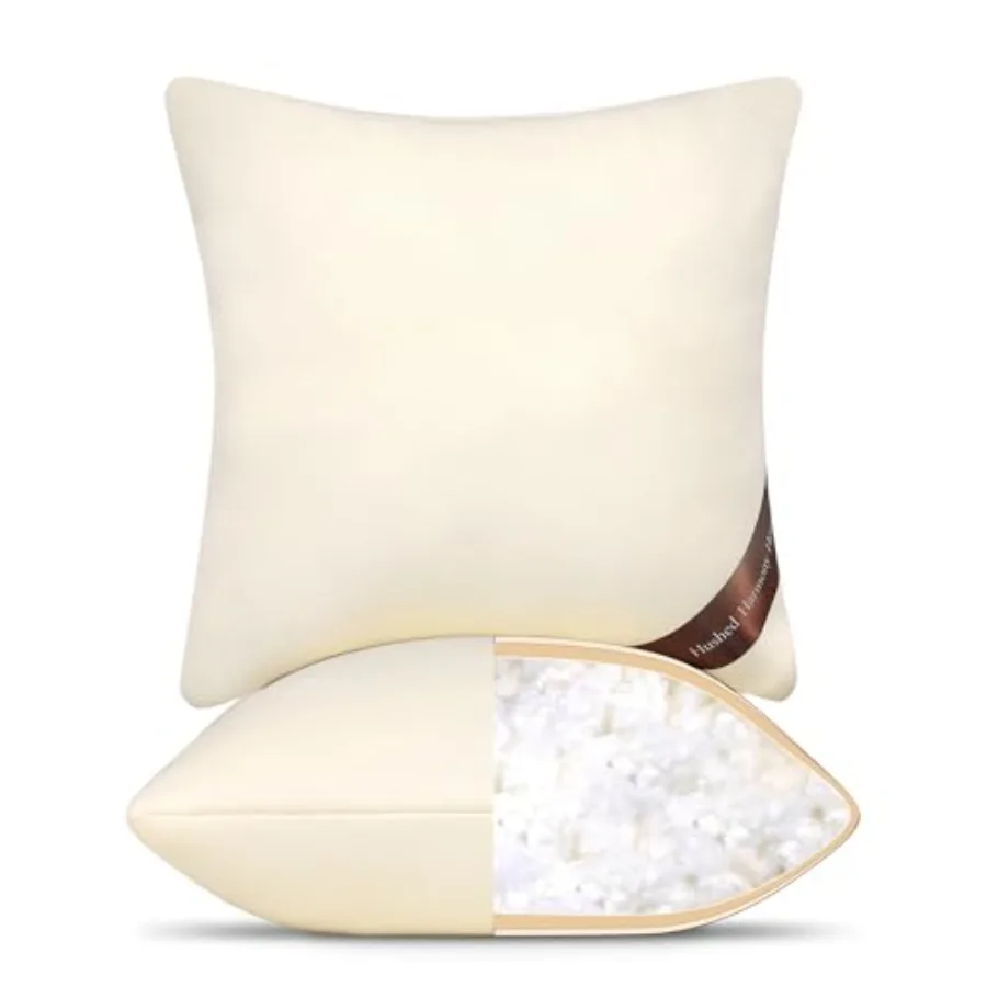 Pillow Inserts Set of 2 - Shredded Memory Foam with 3-Layer Hybrid Construction - Supportive 20 Pillow Insert for Couch Throw P
Pillow Inserts Set of 2 - Shredded Memory Foam with 3-Layer Hybrid Construction - Supportive 20 Pillow Insert for Couch Throw P