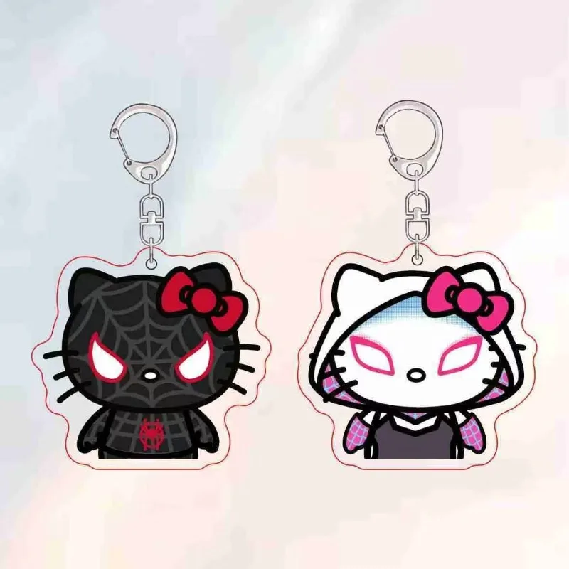 Hello Kitty Acrylic Keychain, Double-sided Transparent, Cosplay Spider, Schoolbag Pendant, Accessory Material, Wholesale 4cm
Hello Kitty Acrylic Keychain, Double-sided Transparent, Cosplay Spider, Schoolbag Pendant, Accessory Material, Wholesale 4cm