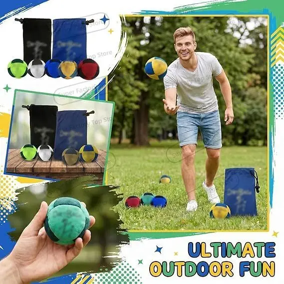 2026 New 3Pcs Footbags Sack,32-Panel Spiral Pellet Filled Footbag Ball Outdoor Play,Sack Footbag for Foot Coordination Training
2026 New 3Pcs Footbags Sack,32-Panel Spiral Pellet Filled Footbag Ball Outdoor Play,Sack Footbag for Foot Coordination Training