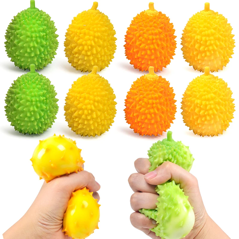 Durian Antistress Toy Pinch Music Fake Fruit Decompression Vent Artifacts Stress Relief Funny Squeezable Office Toy
Durian Antistress Toy Pinch Music Fake Fruit Decompression Vent Artifacts Stress Relief Funny Squeezable Office Toy