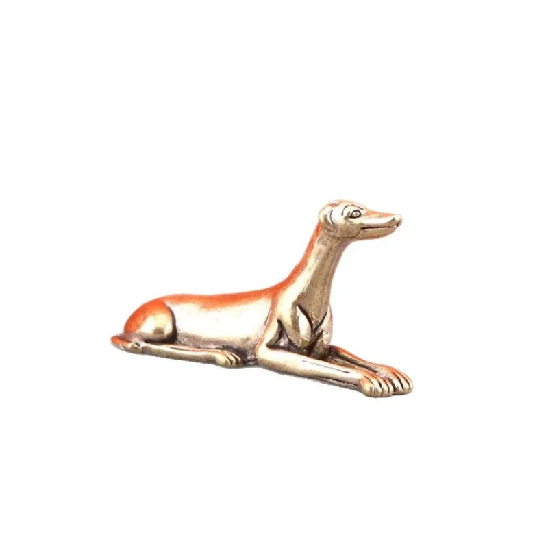 1PCS Durable Brass Miniature Dog Statue Greyhound Figurine Collectible Featherless Holiday Gift Desk Ornament Metal Home Decor
1PCS Durable Brass Miniature Dog Statue Greyhound Figurine Collectible Featherless Holiday Gift Desk Ornament Metal Home Decor