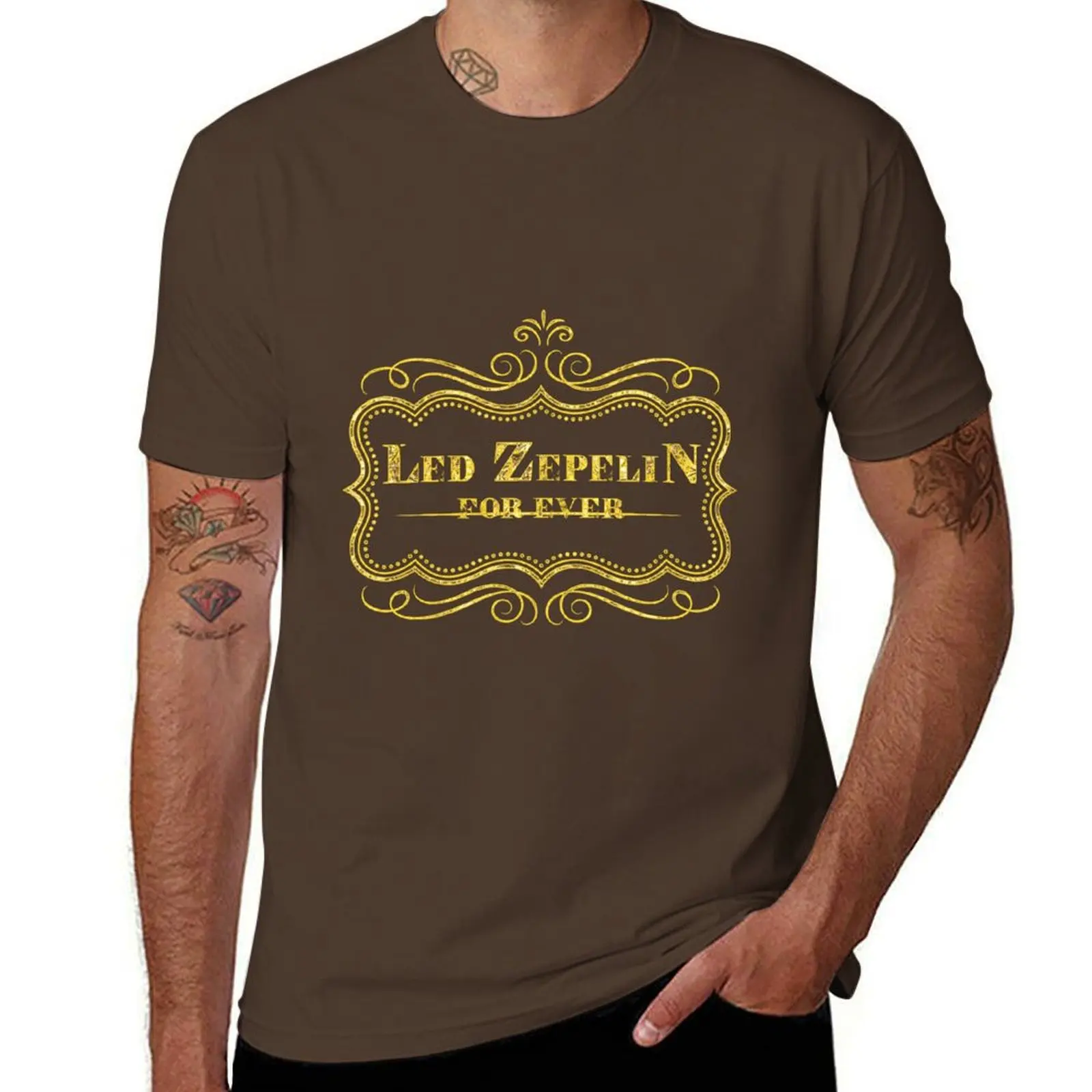 Led Gold Zeppelin T-shirt customs design your own kawaii clothes black t shirts for men
Led Gold Zeppelin T-shirt customs design your own kawaii clothes black t shirts for men
