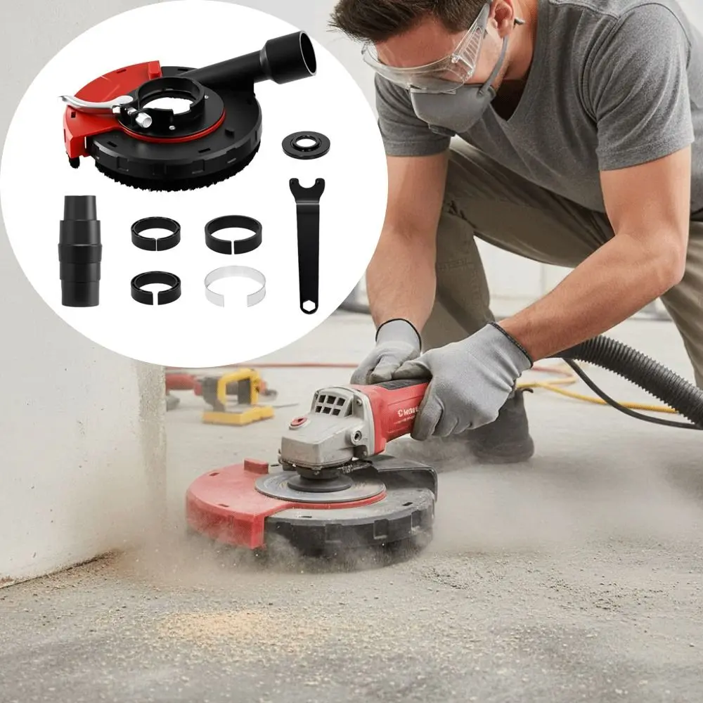 Vacuum Attachment Angle Grinder Dust Shroud Adjustable Attachment Multiple Attachments Grinding Dust Shroud
Vacuum Attachment Angle Grinder Dust Shroud Adjustable Attachment Multiple Attachments Grinding Dust Shroud