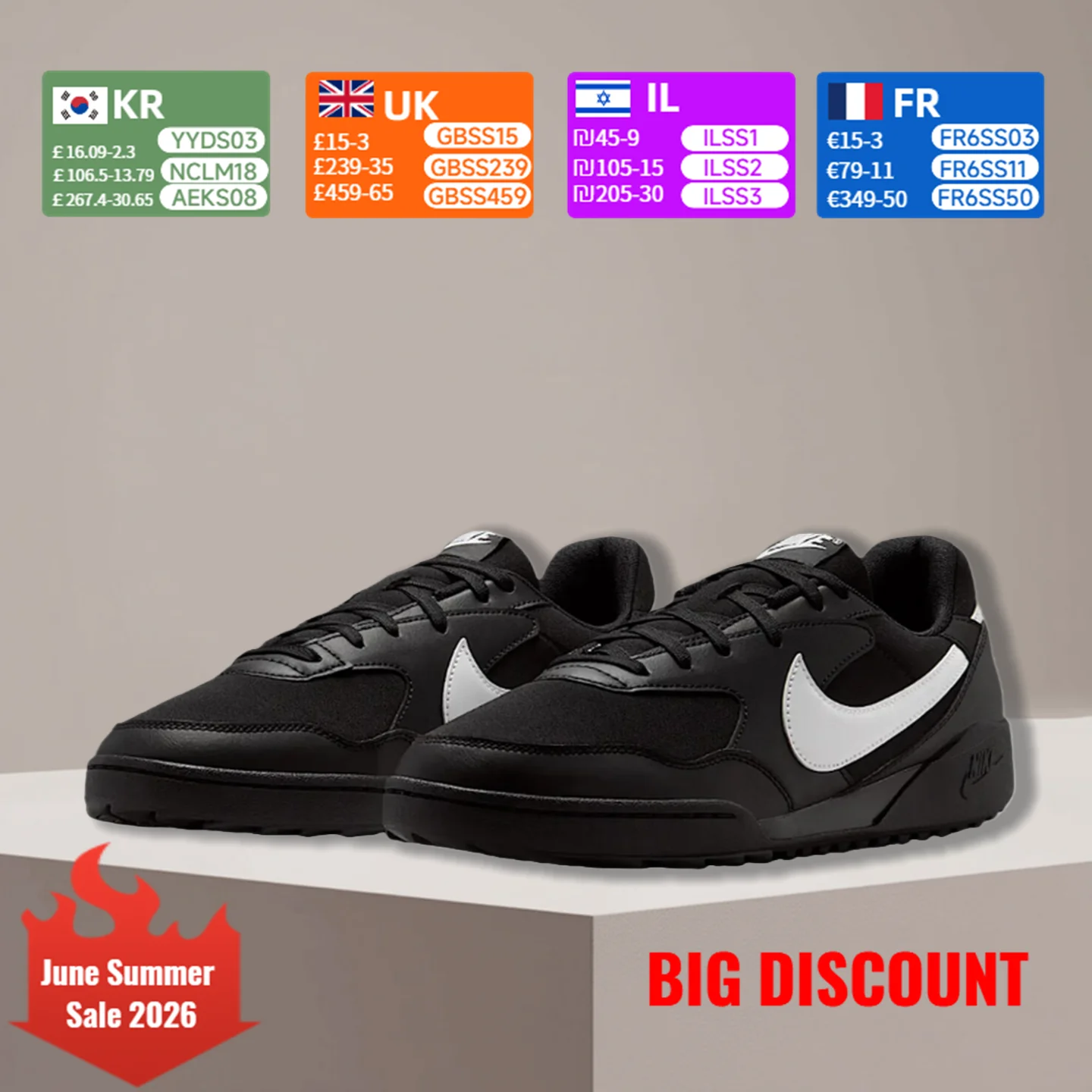 Nike Terra Manta Classic Versatile Slip-Resistant Durable Skate Shoes Black HQ4502-001
Nike Terra Manta Classic Versatile Slip-Resistant Durable Skate Shoes Black HQ4502-001