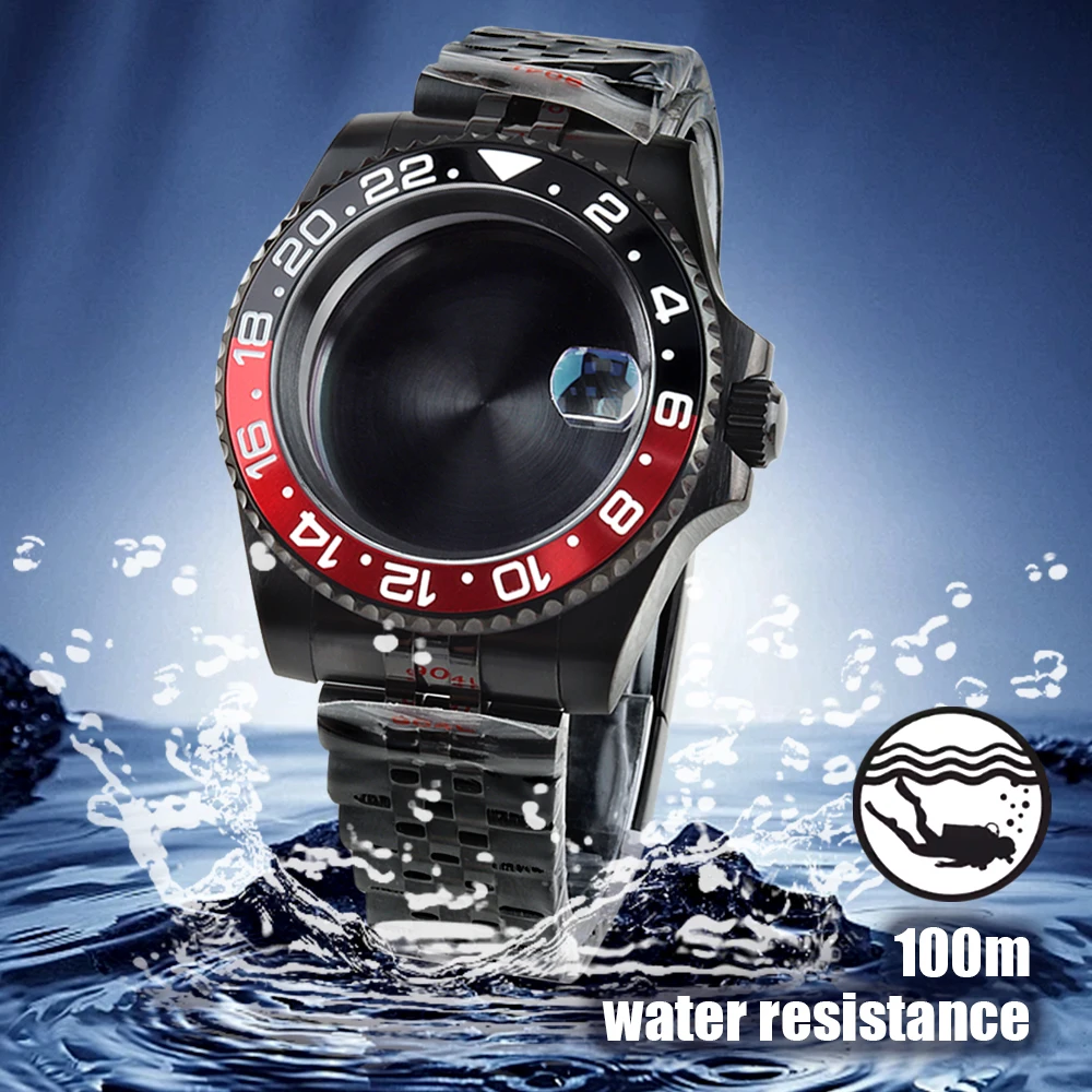 40mm Black NH35 Watch Case Fit Seiko NH34/NH35/NH36/NH38 Automatic Movement Waterproof Jubilee Strap Watch Case Accessories
40mm Black NH35 Watch Case Fit Seiko NH34/NH35/NH36/NH38 Automatic Movement Waterproof Jubilee Strap Watch Case Accessories