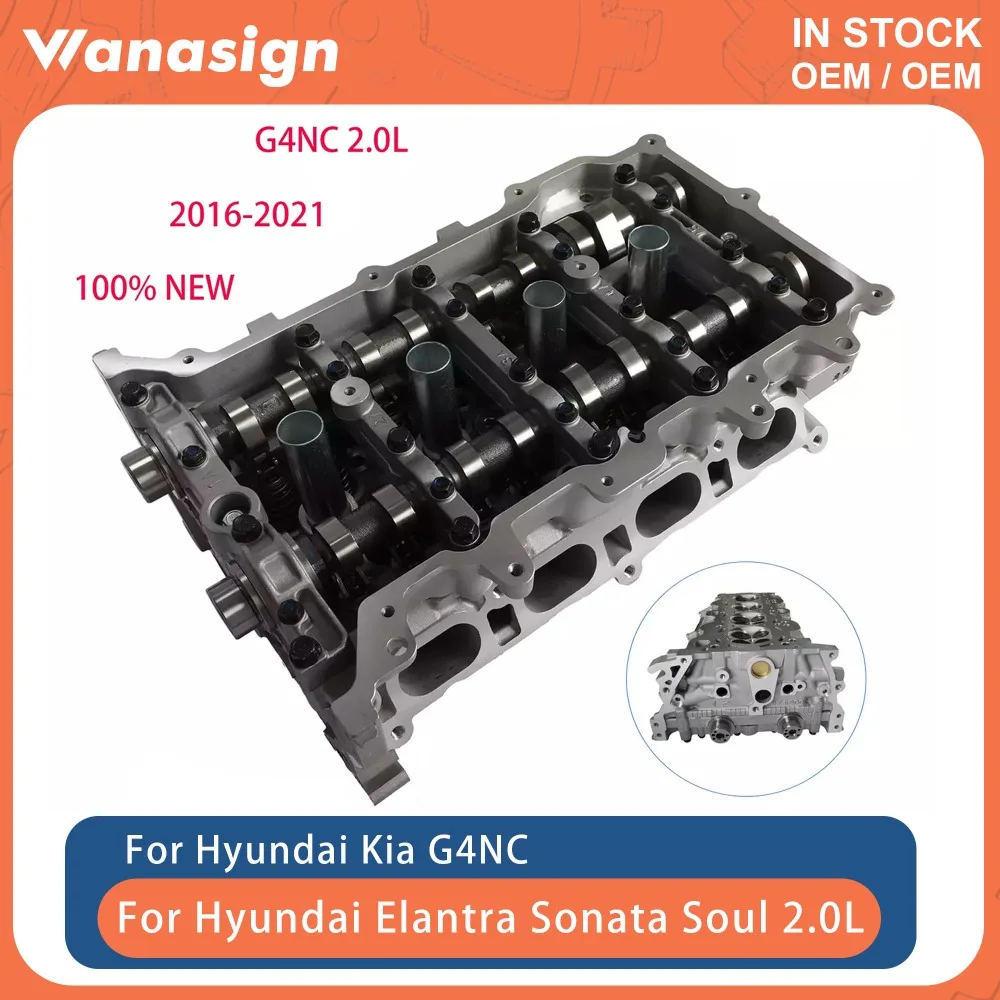 Engine Cylinder Head Assembly Fit 2.0 L For Hyundai Elantra Tucson Sonata Kia Soul Forte G4NC 2.0L L4 GAS 2016-2021 22100-2E270
Engine Cylinder Head Assembly Fit 2.0 L For Hyundai Elantra Tucson Sonata Kia Soul Forte G4NC 2.0L L4 GAS 2016-2021 22100-2E270