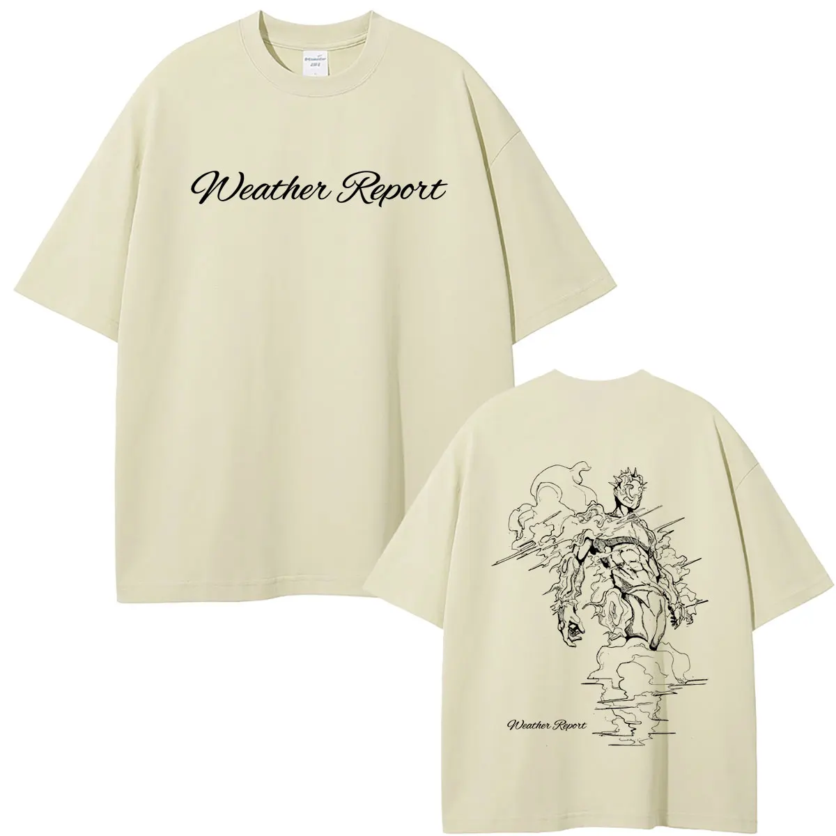 Hot Sale Anime Jojo Bizarre Adventure T-shirt Weather Report Graphic T Shirts Tops Men Women Manga Fashion Oversized Streetwear
Hot Sale Anime Jojo Bizarre Adventure T-shirt Weather Report Graphic T Shirts Tops Men Women Manga Fashion Oversized Streetwear