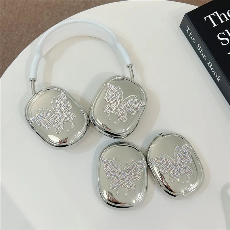 Diamond Butterfly Case for AirPods Max Protective Headset Headphone Airpod Max Case Cover
Diamond Butterfly Case for AirPods Max Protective Headset Headphone Airpod Max Case Cover
