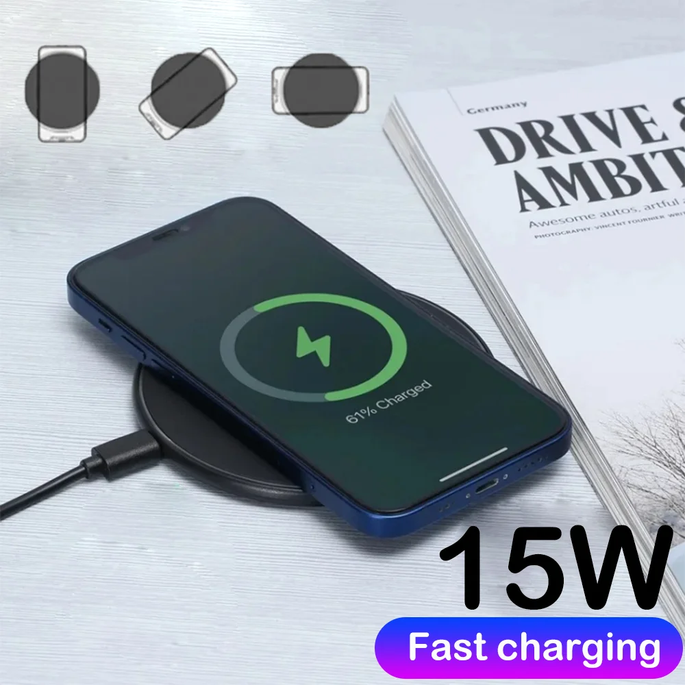 15W Wireless Charger Fast Charging Pad Dock Station Induction For iPhone 13 Pro Max Samsung Galaxy S22 Xiaomi Huawei Airpods Pro
15W Wireless Charger Fast Charging Pad Dock Station Induction For iPhone 13 Pro Max Samsung Galaxy S22 Xiaomi Huawei Airpods Pro