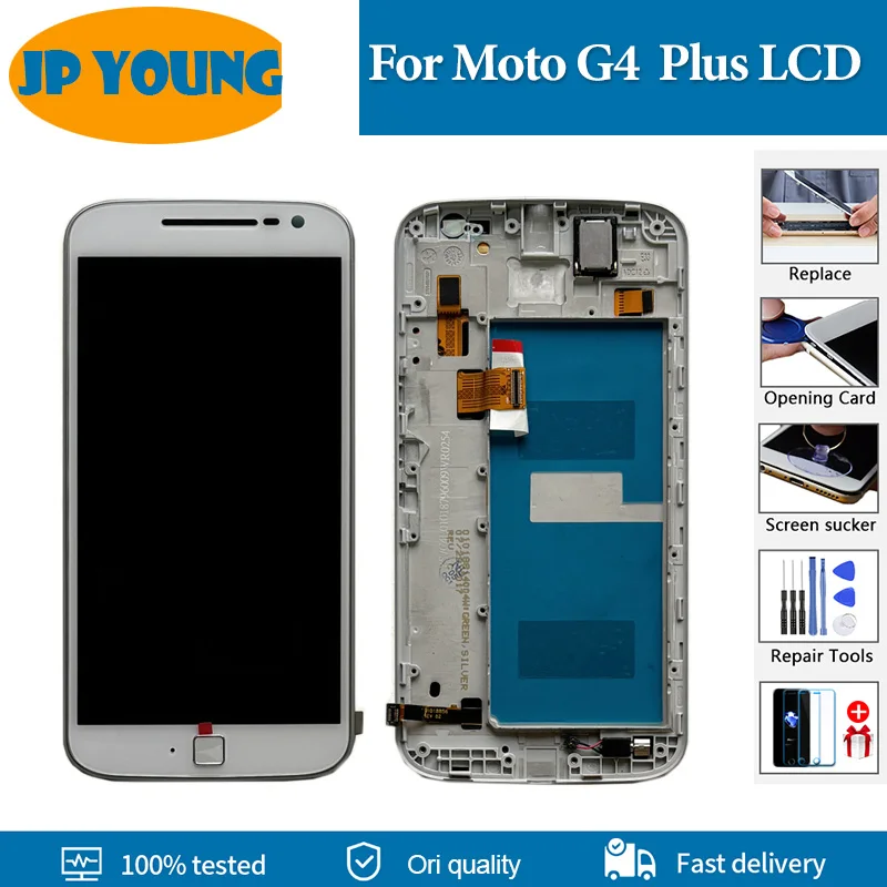 5.5'' LCD For Motorola Moto G4 plus LCD Display Touch Screen Digitizer Assembly With Frame For Moto G4 plus LCD Replacement
5.5'' LCD For Motorola Moto G4 plus LCD Display Touch Screen Digitizer Assembly With Frame For Moto G4 plus LCD Replacement
