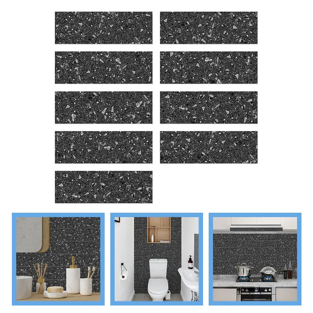 9 pcs Wall Stickers Self Adhesive 3D Marble Waterproof Oil Resistant Decorative Tiles for Home Kitchen Bathroom Bedroom
9 pcs Wall Stickers Self Adhesive 3D Marble Waterproof Oil Resistant Decorative Tiles for Home Kitchen Bathroom Bedroom