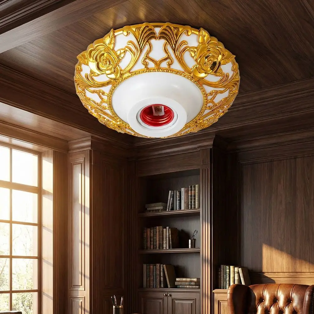 Цветной круглый патрон E27 с фиксированным основанием, резьбовой, с рельефным узором в виде лепестков, для потолочного светильника
Цветной круглый патрон E27 с фиксированным основанием, резьбовой, с рельефным узором в виде лепестков, для потолочного светильника