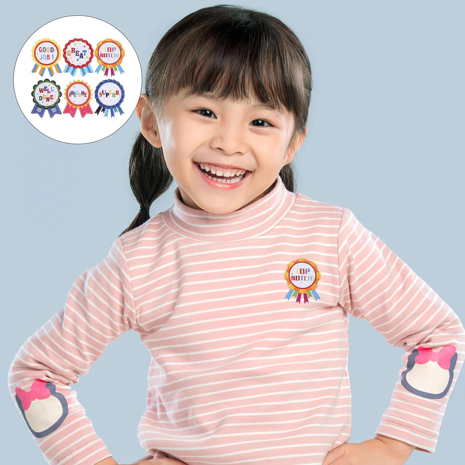 100pcs Medal Reward Stickers Kids Motivational Classroom Teacher Badge Labels School Supplies Kindergarten Decorative
100pcs Medal Reward Stickers Kids Motivational Classroom Teacher Badge Labels School Supplies Kindergarten Decorative