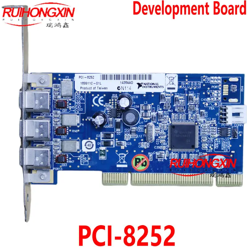 Американский NI PCI-8252 3-портовый интерфейсный приемник с рамкой IEEE 1394a, высокая скорость передачи данных
Американский NI PCI-8252 3-портовый интерфейсный приемник с рамкой IEEE 1394a, высокая скорость передачи данных