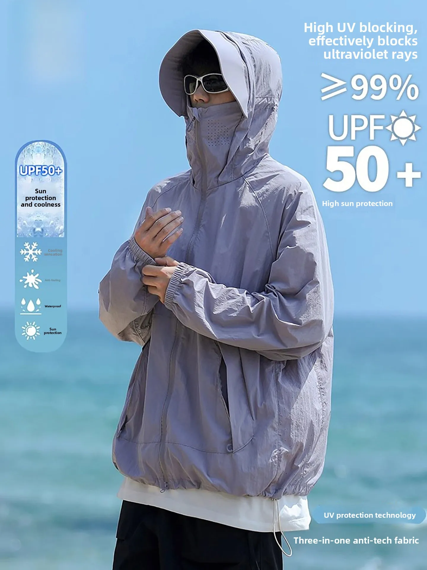 Nanilu Ice Silk Men's Lightweight Breathable Loose Outdoor UPF50 Sun Protection Jacket American Trendy Outerwear
Nanilu Ice Silk Men's Lightweight Breathable Loose Outdoor UPF50 Sun Protection Jacket American Trendy Outerwear