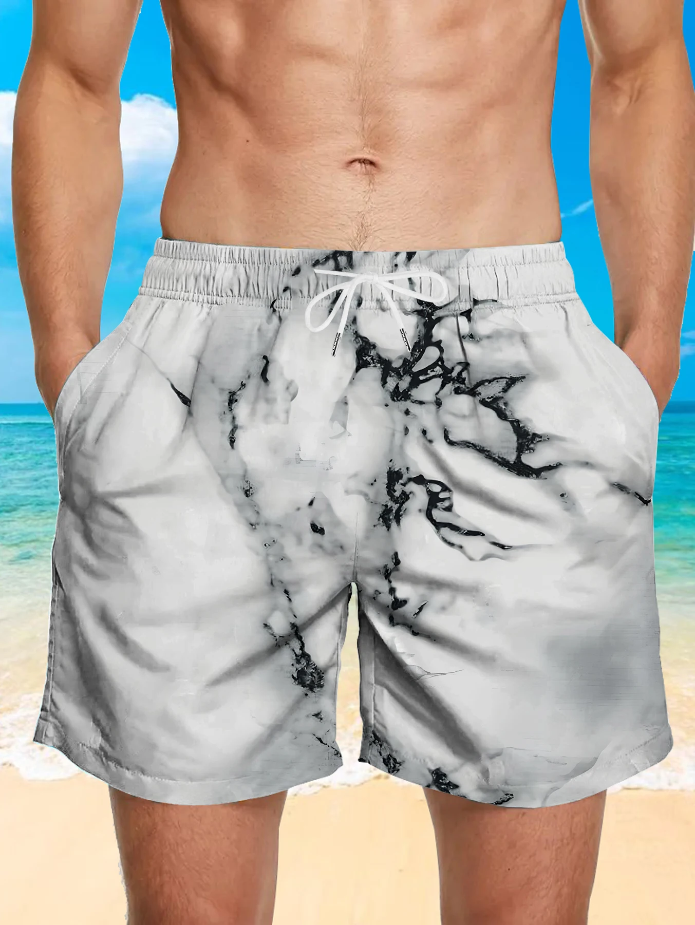 Abstract Full Print Beach Shorts Men Digital Printed Quick Dry Polyester Bottoms
Abstract Full Print Beach Shorts Men Digital Printed Quick Dry Polyester Bottoms
