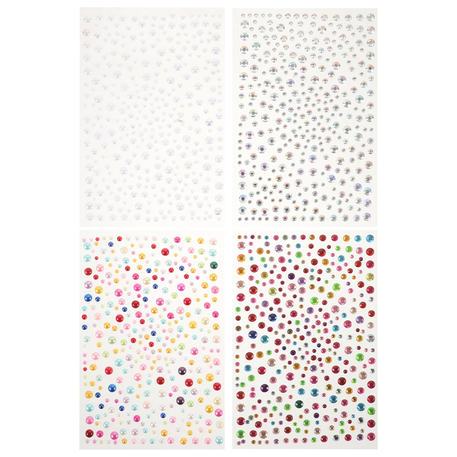 4Pcs Face Rhinestone Jewels Sticker Set with Sparkling Pearls Luxurious Waterproof Temporary Tattoos for Creative Makeup
4Pcs Face Rhinestone Jewels Sticker Set with Sparkling Pearls Luxurious Waterproof Temporary Tattoos for Creative Makeup