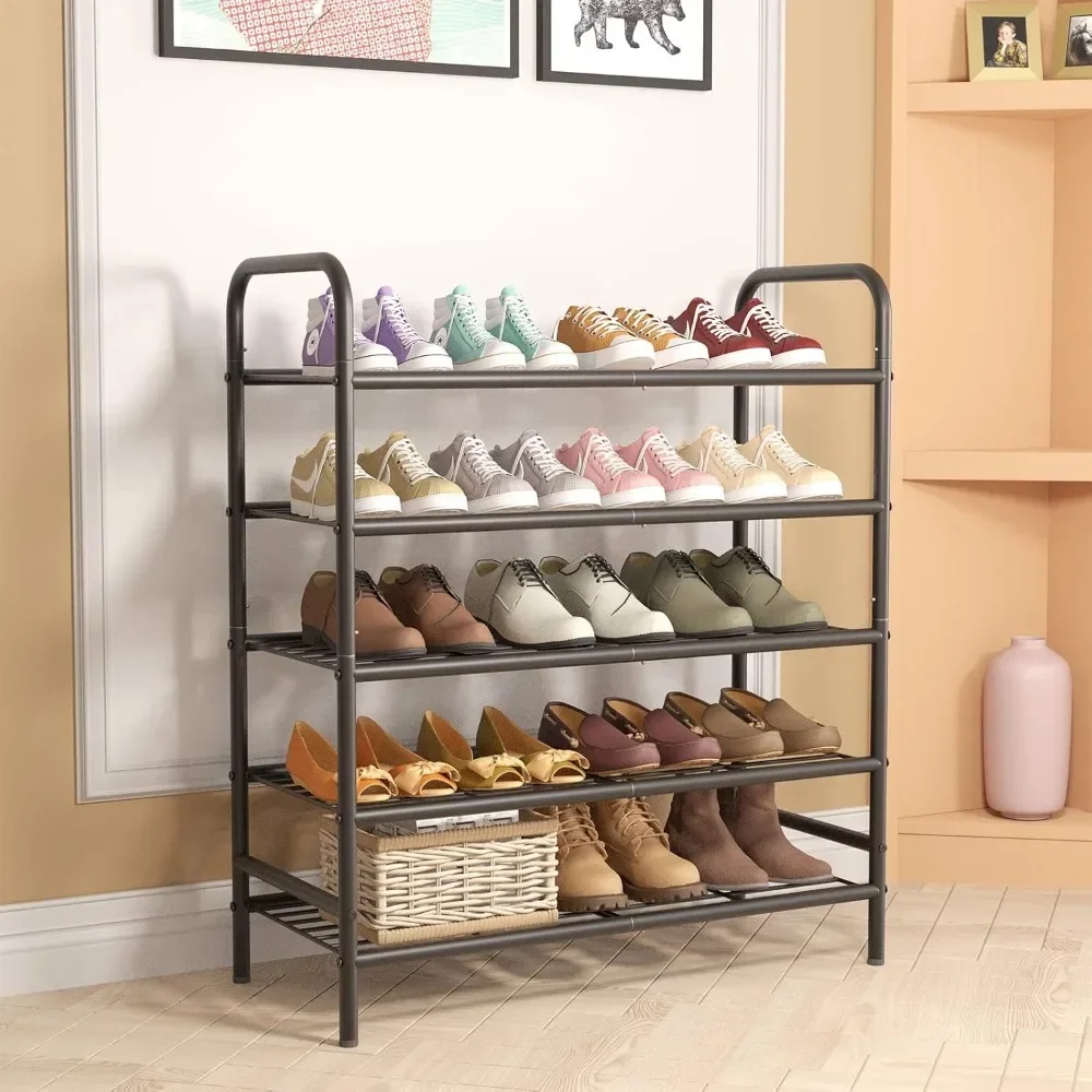 Metal Shoe Rack 5 Tiers Black Iron Mesh Freestanding Shoes Organizer Storage Shelf, Storage Rack Space Saving Shoe Stand Shoes
Metal Shoe Rack 5 Tiers Black Iron Mesh Freestanding Shoes Organizer Storage Shelf, Storage Rack Space Saving Shoe Stand Shoes