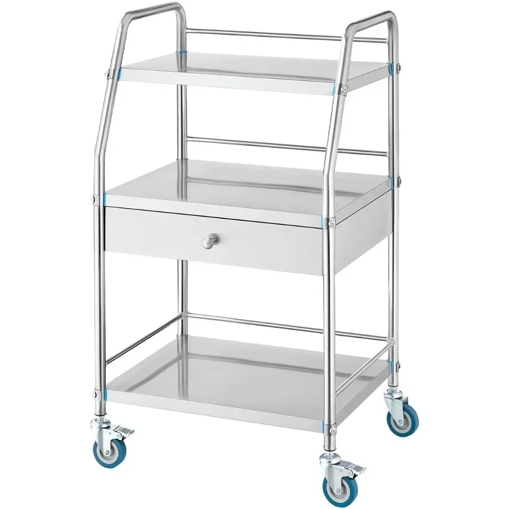 BestsellerStainless Steel 3-Tier Rolling Utility Cart with Lockable Casters, Perfect for Lab and Healthcare Settings
BestsellerStainless Steel 3-Tier Rolling Utility Cart with Lockable Casters, Perfect for Lab and Healthcare Settings