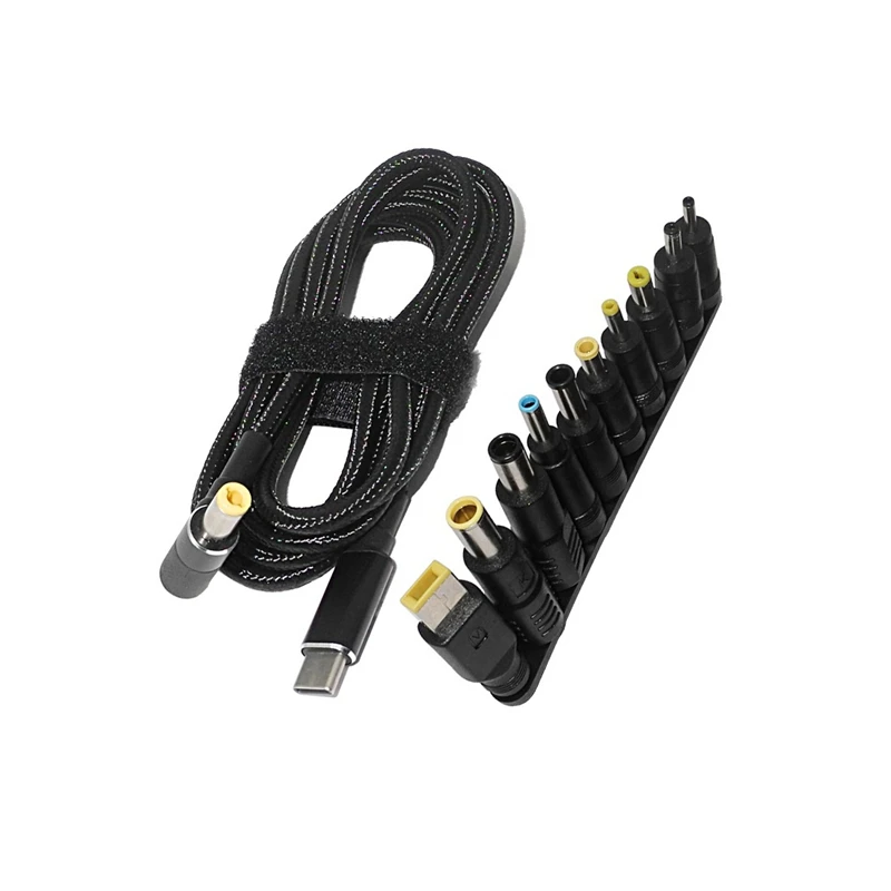 Адаптер питания для ноутбука 100 Вт, Тип C, штекер USB типа C для универсального зарядного устройства для ноутбука, шнур для зарядного кабеля 1,8 м
Адаптер питания для ноутбука 100 Вт, Тип C, штекер USB типа C для универсального зарядного устройства для ноутбука, шнур для зарядного кабеля 1,8 м