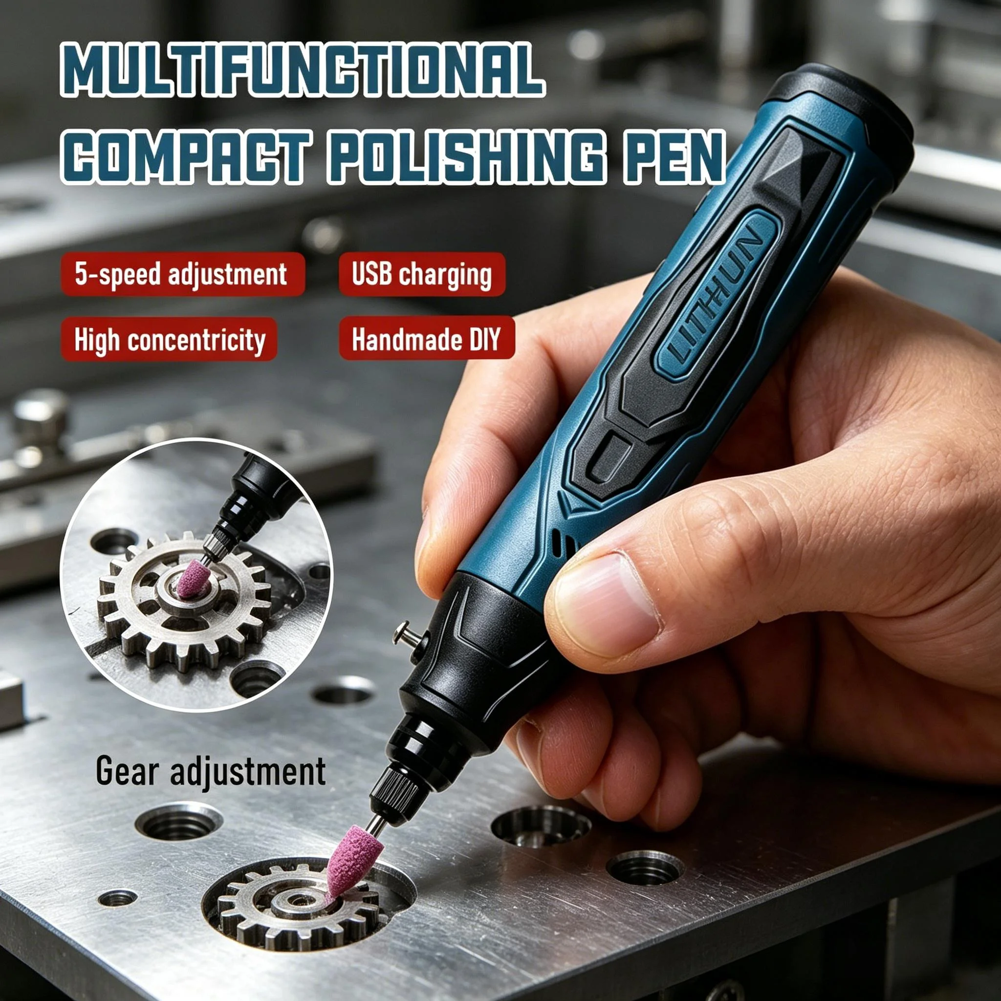 Portable 4 In-1 Cordless Rotary Tool Kit USB Charging Electric Scissor Screwdriver Grinding Engraving for Leather Fabric Craft D
Portable 4 In-1 Cordless Rotary Tool Kit USB Charging Electric Scissor Screwdriver Grinding Engraving for Leather Fabric Craft D