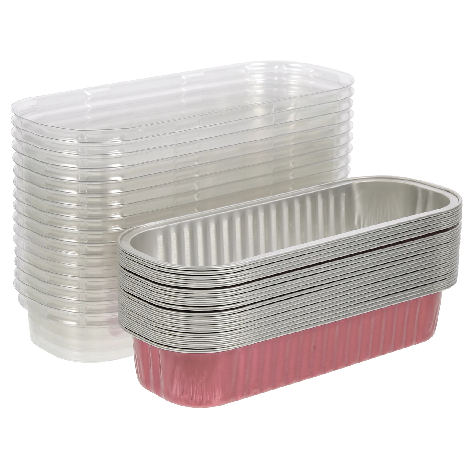 30 Pcs Aluminum Foil Cake Boxes Clear Containers Storage Rectangle Carriers Lovely Loaf Packing Supplies Bakery Boxes
30 Pcs Aluminum Foil Cake Boxes Clear Containers Storage Rectangle Carriers Lovely Loaf Packing Supplies Bakery Boxes