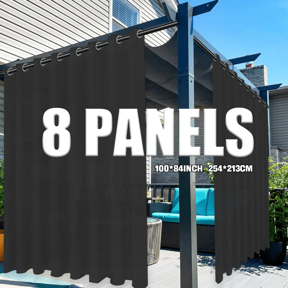 PANELS Outdoor Patio Curtains Waterproof Grommet Top Curtains, White Woven Texture Exterior Curtains, Suitable For Pergolas, Po
PANELS Outdoor Patio Curtains Waterproof Grommet Top Curtains, White Woven Texture Exterior Curtains, Suitable For Pergolas, Po