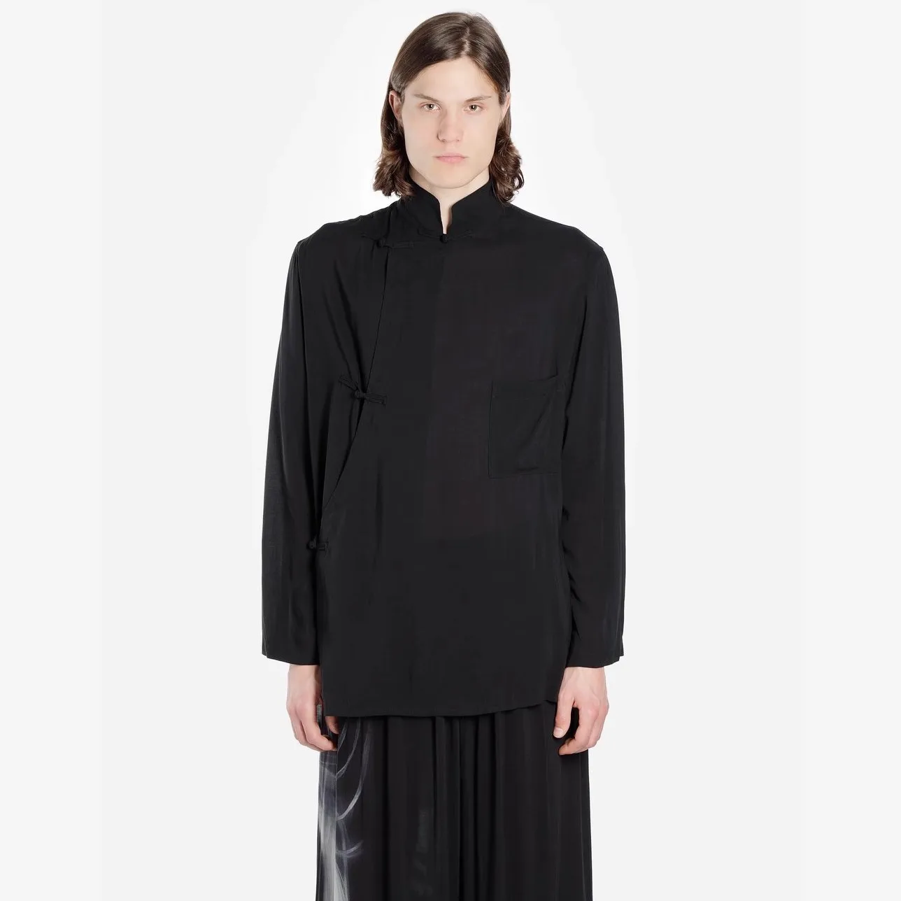 YOJI OOAK CHINA SHIRT with buttoned black shirt Chinese style men's wear Chinese style Tang suit
YOJI OOAK CHINA SHIRT with buttoned black shirt Chinese style men's wear Chinese style Tang suit