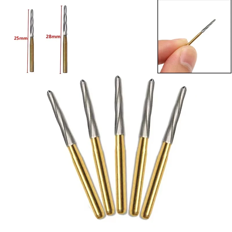 5Pcs Dental High-Speed Carbide Burs Tungsten Steel Surgical Bone Cutters 25/28mm for Endodontic Implant Drill Bit Set
5Pcs Dental High-Speed Carbide Burs Tungsten Steel Surgical Bone Cutters 25/28mm for Endodontic Implant Drill Bit Set