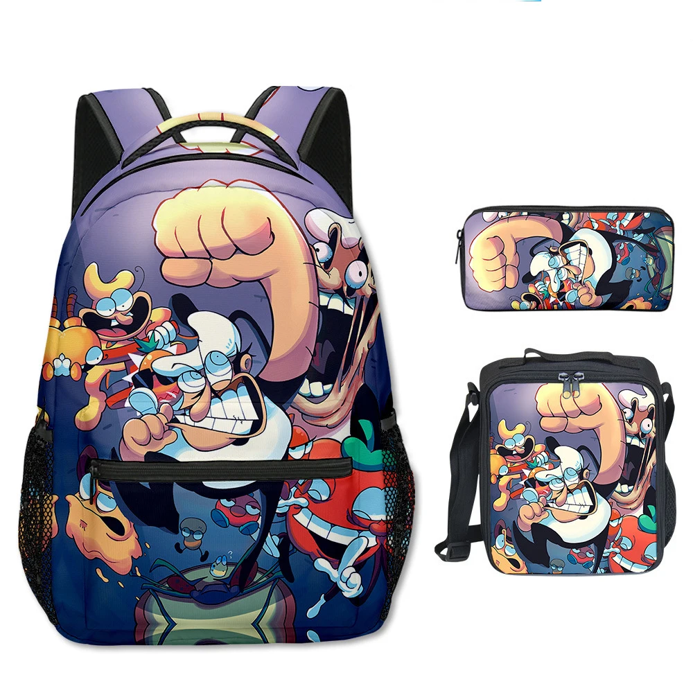 Classic Popular Pizza Tower 3D Printed 3pcs/Set student School Bags Travel Notebook Backpack Crossbody Lunch bag Pencil Case
Classic Popular Pizza Tower 3D Printed 3pcs/Set student School Bags Travel Notebook Backpack Crossbody Lunch bag Pencil Case