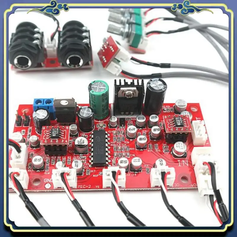 Portable 5X DC 12V 24V PT2399 Digital Mic Audio Amplifier Board Karaoke Plate Reverb Preamplifier Reverberator OP275 Op Amp
Portable 5X DC 12V 24V PT2399 Digital Mic Audio Amplifier Board Karaoke Plate Reverb Preamplifier Reverberator OP275 Op Amp