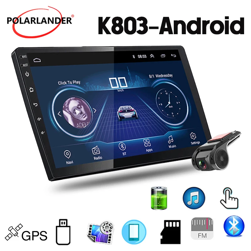 2 Din 10 дюймов для Android 8,1 мультимедийный MP5 автомобильный радиоприемник Bluetooth плеер Mirrorlink GPS-навигация WIFI универсальный для BMW Nissan
2 Din 10 дюймов для Android 8,1 мультимедийный MP5 автомобильный радиоприемник Bluetooth плеер Mirrorlink GPS-навигация WIFI универсальный для BMW Nissan