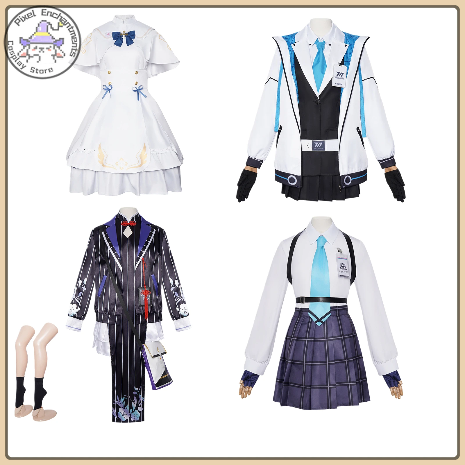 Blue Archive Haruhara Kokona Halloween Stage Performance Cosplay Costume Full Set High Quality Anime Clothes (Female Adult)
Blue Archive Haruhara Kokona Halloween Stage Performance Cosplay Costume Full Set High Quality Anime Clothes (Female Adult)