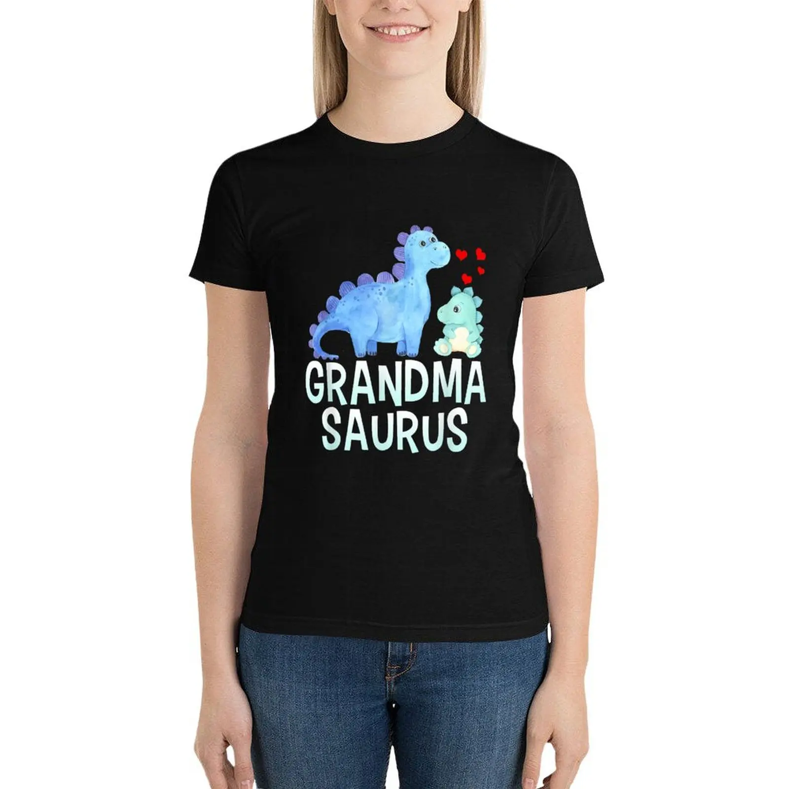Grandmasaurus Funny Dinosaur Baby Shower Grandma T-Shirt vintage clothes hippie clothes summer tops tops for Women
Grandmasaurus Funny Dinosaur Baby Shower Grandma T-Shirt vintage clothes hippie clothes summer tops tops for Women