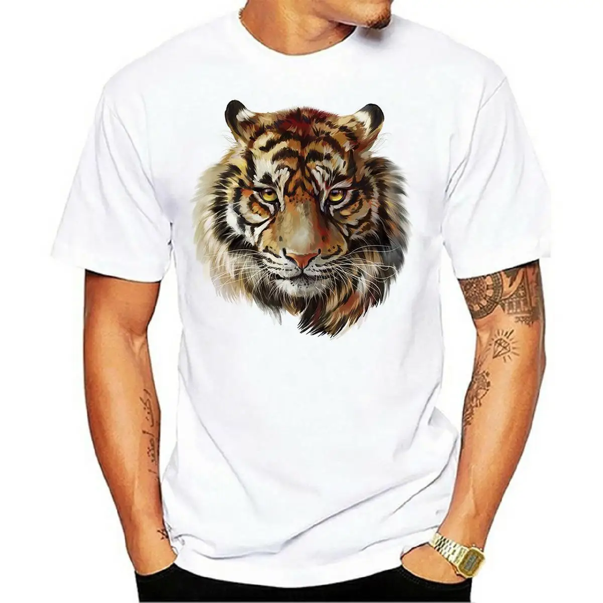 Animal Head Print Round Neck Short Sleeve T-shirt Graphic T Shirts Oversized T Shirt Aesthetic Harajuku
Animal Head Print Round Neck Short Sleeve T-shirt Graphic T Shirts Oversized T Shirt Aesthetic Harajuku