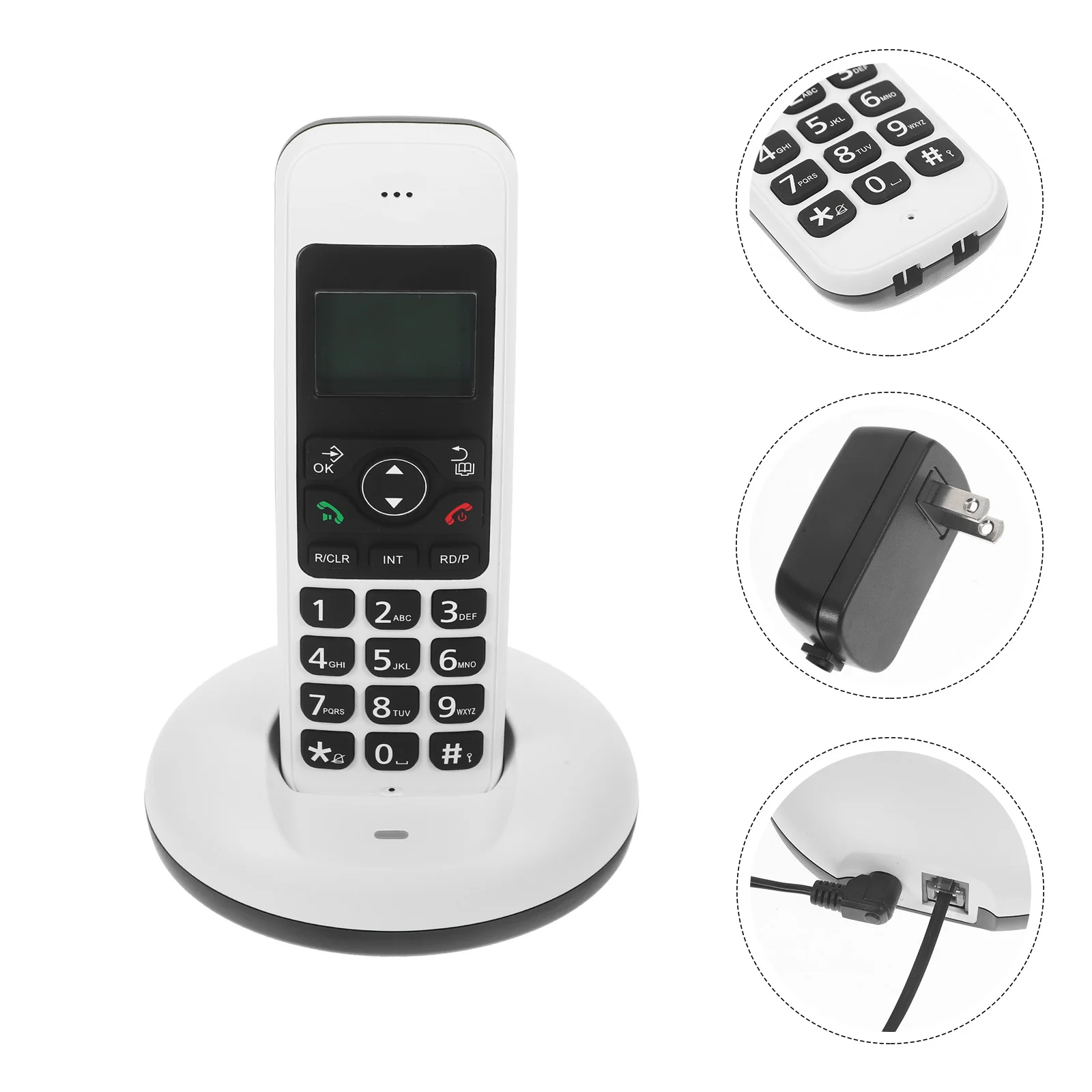 1 set of Cordless Phone Home Cordless Phone Home Phone Landline Phone Cordless Telephone (US Plug) home phone system
1 set of Cordless Phone Home Cordless Phone Home Phone Landline Phone Cordless Telephone (US Plug) home phone system