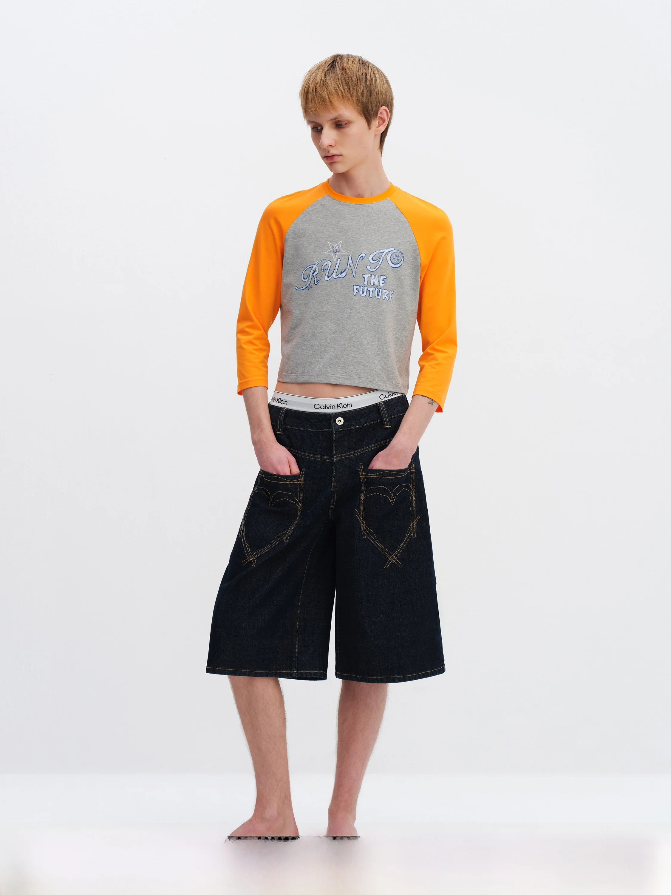 Summer Thin Original Jeans Color Seven-Quarter Women's Jeans Pocket Design Mid-Low Waist Straight Short Pants Retro Style
Summer Thin Original Jeans Color Seven-Quarter Women's Jeans Pocket Design Mid-Low Waist Straight Short Pants Retro Style