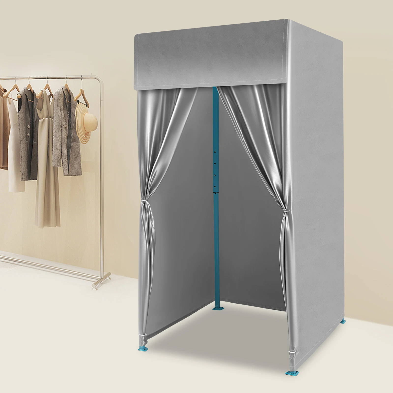 Portable Clothing Store Fitting Room, Foldable Changing Room, Dressing Room Fitting Room
Portable Clothing Store Fitting Room, Foldable Changing Room, Dressing Room Fitting Room