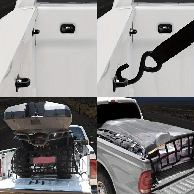 4Pcs Truck Bed Tie Down Anchors Hooks Pickup Truck Trunk Buckle Rope Retainer Cleat For American Pickup Trucks
4Pcs Truck Bed Tie Down Anchors Hooks Pickup Truck Trunk Buckle Rope Retainer Cleat For American Pickup Trucks