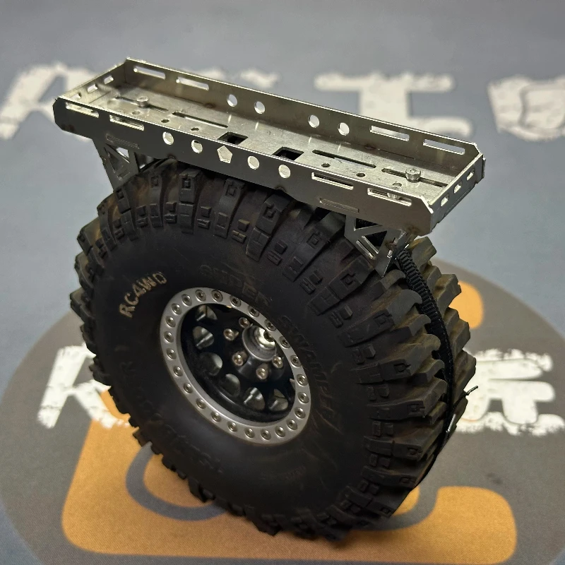 Metal Simulated Spare Tire Rack for 1/8 1/10 RC Crawler Car Traxxas TRX4 TRX6 SCX10 Accessories
Metal Simulated Spare Tire Rack for 1/8 1/10 RC Crawler Car Traxxas TRX4 TRX6 SCX10 Accessories