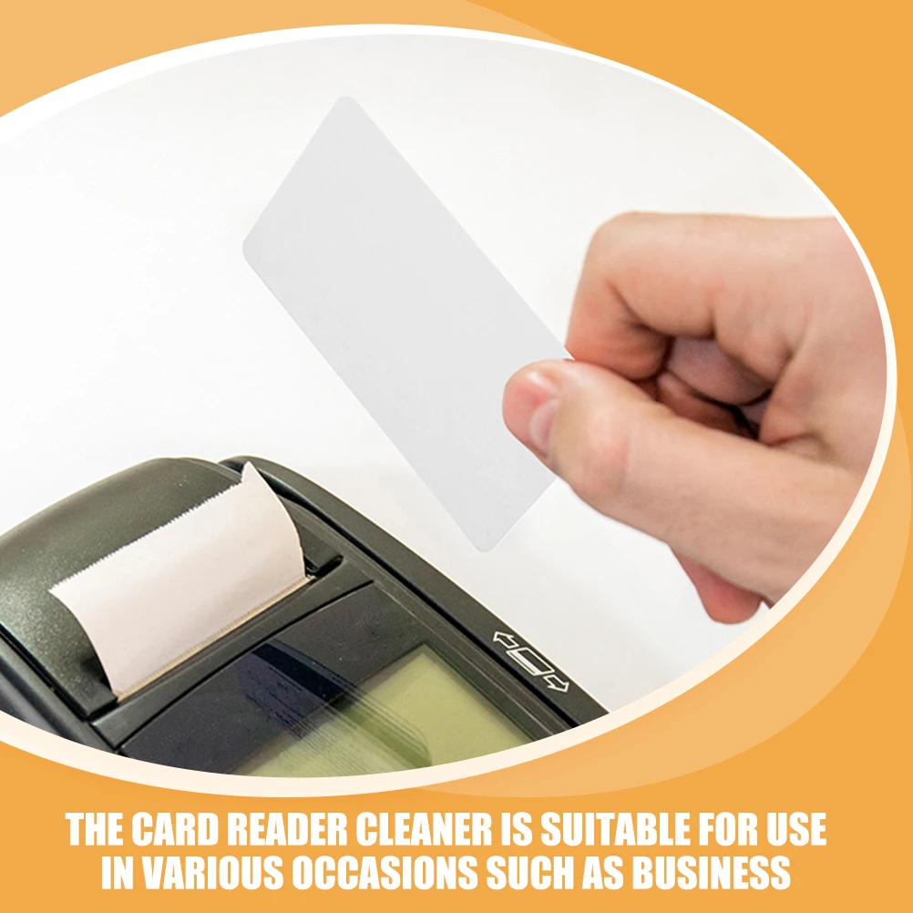 Многоразовый Pos-терминал, двухсторонний очиститель для считывания кредитных карт, инструмент для очистки магнитной головки для бизнеса, офиса, машина для считывания карт 
Многоразовый Pos-терминал, двухсторонний очиститель для считывания кредитных карт, инструмент для очистки магнитной головки для бизнеса, офиса, машина для считывания карт