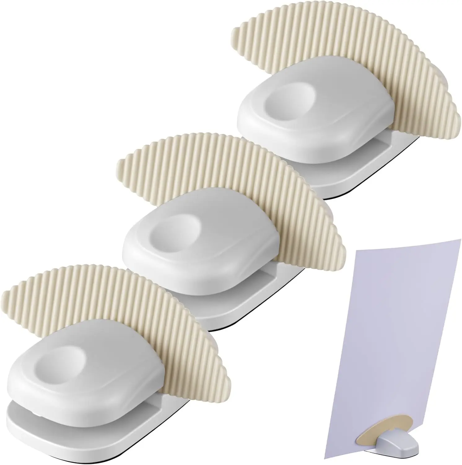 3-Pack Non-Slip Paper Holder Stand for Desk, Portable Copy Stand for A4 Documents, White
3-Pack Non-Slip Paper Holder Stand for Desk, Portable Copy Stand for A4 Documents, White
