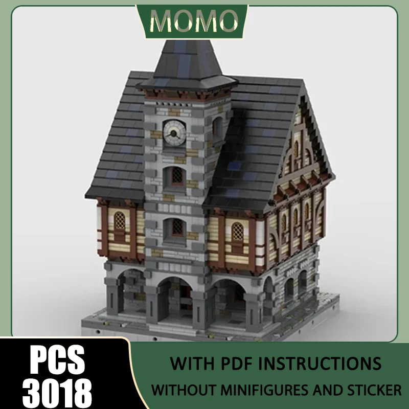 Moc Building Bricks Town Hall Modular Model Technology Block City Street View Blocks DIY Assembly Christmas Gift Toy
Moc Building Bricks Town Hall Modular Model Technology Block City Street View Blocks DIY Assembly Christmas Gift Toy
