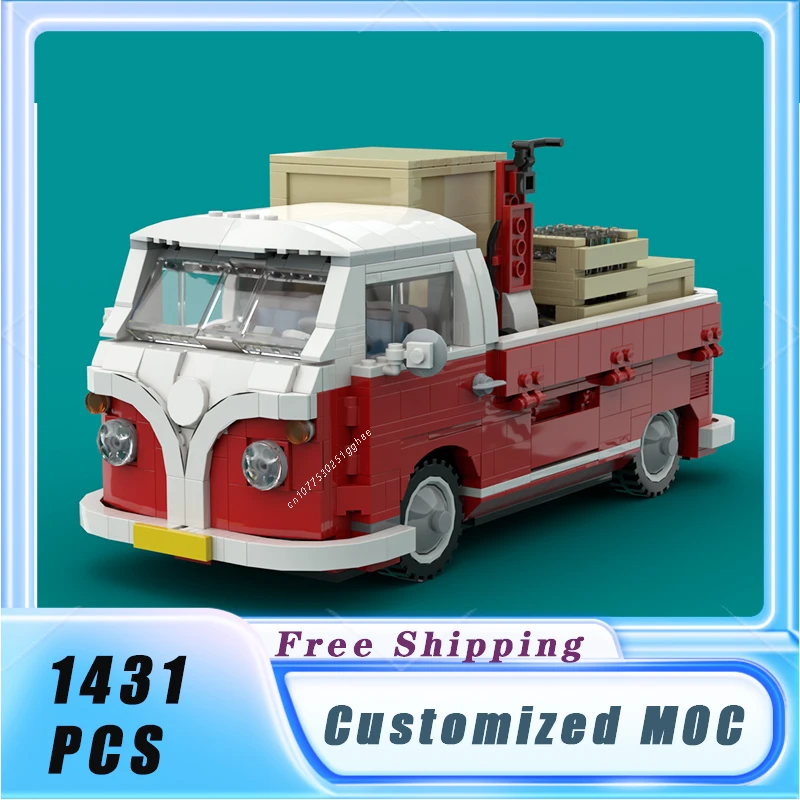 City Vehicle Classic 1960's T1 Pickup Building Blocks Model Bricks DIY Display Collection Children's Toys Xmas Gifts 1431PCS
City Vehicle Classic 1960's T1 Pickup Building Blocks Model Bricks DIY Display Collection Children's Toys Xmas Gifts 1431PCS